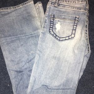 Light Blue Ripped Jeans